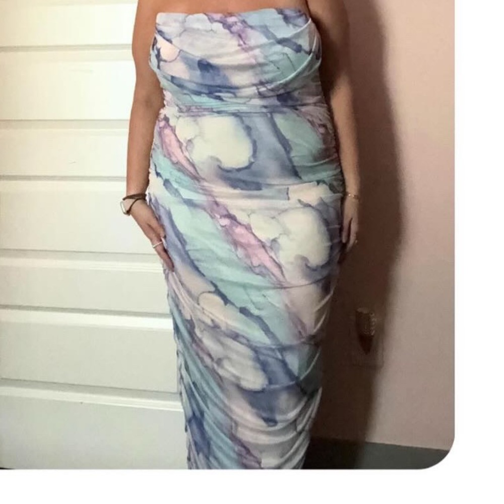 Fashion Nova Draped BodyCon Dress